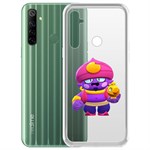 Чехол-накладка Clear Case Brawl Stars-Джин для Realme 6i Чехол-накладка Clear Case Brawl Stars-Джин для Realme 6i