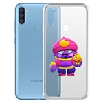 Чехол-накладка Clear Case Brawl Stars-Джин для Samsung Galaxy A11/M11 (A115/M115) Чехол-накладка Clear Case Brawl Stars-Джин для Samsung Galaxy A11/M11 (A115/M115)