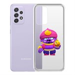 Чехол-накладка Clear Case Brawl Stars-Джин для Samsung Galaxy A52 (A525) Чехол-накладка Clear Case Brawl Stars-Джин для Samsung Galaxy A52 (A525)