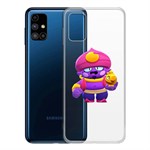 Чехол-накладка Clear Case Brawl Stars-Джин для Samsung Galaxy M51 (M515) Чехол-накладка Clear Case Brawl Stars-Джин для Samsung Galaxy M51 (M515)