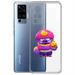 Чехол-накладка Clear Case Brawl Stars-Джин для Vivo X50 Pro Чехол-накладка Clear Case Brawl Stars-Джин для Vivo X50 Pro