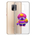 Чехол-накладка Clear Case Brawl Stars-Джин для Xiaomi Redmi 10X 5G/10X Pro 5G Чехол-накладка Clear Case Brawl Stars-Джин для Xiaomi Redmi 10X 5G/10X Pro 5G