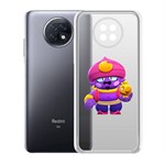 Чехол-накладка Clear Case Brawl Stars-Джин для Xiaomi Redmi Note 9T Чехол-накладка Clear Case Brawl Stars-Джин для Xiaomi Redmi Note 9T