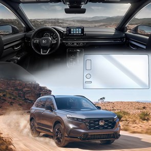 {{photo.Alt || photo.Description || 'Защитное гибридное стекло Krutoff для экрана мультимедии Honda CR-V 2022'}}