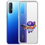 Чехол-накладка Clear Case Brawl Stars-Дэррил для OPPO Reno3 Pro Чехол-накладка Clear Case Brawl Stars-Дэррил для OPPO Reno3 Pro