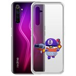 Чехол-накладка Clear Case Brawl Stars-Дэррил для Realme 6 Pro Чехол-накладка Clear Case Brawl Stars-Дэррил для Realme 6 Pro