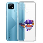 Чехол-накладка Clear Case Brawl Stars-Дэррил для Realme C21 Чехол-накладка Clear Case Brawl Stars-Дэррил для Realme C21