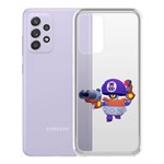 Чехол-накладка Clear Case Brawl Stars-Дэррил для Samsung Galaxy A52 (A525) Чехол-накладка Clear Case Brawl Stars-Дэррил для Samsung Galaxy A52 (A525)