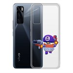 Чехол-накладка Clear Case Brawl Stars-Дэррил для Vivo V20 SE Чехол-накладка Clear Case Brawl Stars-Дэррил для Vivo V20 SE