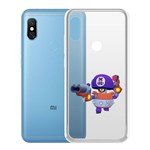 Чехол-накладка Clear Case Brawl Stars-Дэррил для Xiaomi Redmi Note 6 Pro Чехол-накладка Clear Case Brawl Stars-Дэррил для Xiaomi Redmi Note 6 Pro