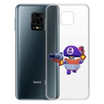 Чехол-накладка Clear Case Brawl Stars-Дэррил для Xiaomi Redmi Note 9 Pro/Note 9S Чехол-накладка Clear Case Brawl Stars-Дэррил для Xiaomi Redmi Note 9 Pro/Note 9S