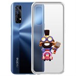 Чехол-накладка Clear Case Brawl Stars-Карл Всадник на кабане для Realme 7 Чехол-накладка Clear Case Brawl Stars-Карл Всадник на кабане для Realme 7