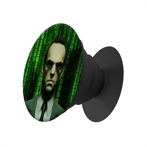 {{photo.Alt || photo.Description || 'Пластмассовый держатель Krutoff для телефона Попсокет Матрица. Агент Смит'}}