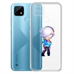 Чехол-накладка Clear Case Brawl Stars-Колетт для Realme C21 Чехол-накладка Clear Case Brawl Stars-Колетт для Realme C21