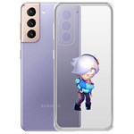 Чехол-накладка Clear Case Brawl Stars-Колетт для Samsung Galaxy S21+ (G996) Чехол-накладка Clear Case Brawl Stars-Колетт для Samsung Galaxy S21+ (G996)