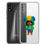 Чехол-накладка Clear Case Brawl Stars-Леон для Honor 9X Lite Чехол-накладка Clear Case Brawl Stars-Леон для Honor 9X Lite