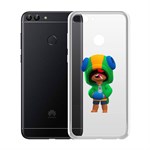 Чехол-накладка Clear Case Brawl Stars-Леон для Huawei P Smart Чехол-накладка Clear Case Brawl Stars-Леон для Huawei P Smart