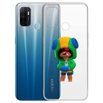 Чехол-накладка Clear Case Brawl Stars-Леон для OPPO A53 (2020)/A33 (2020) Чехол-накладка Clear Case Brawl Stars-Леон для OPPO A53 (2020)/A33 (2020)