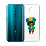 Чехол-накладка Clear Case Brawl Stars-Леон для OPPO Reno Чехол-накладка Clear Case Brawl Stars-Леон для OPPO Reno