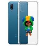 Чехол-накладка Clear Case Brawl Stars-Леон для Samsung Galaxy A02 (A022) Чехол-накладка Clear Case Brawl Stars-Леон для Samsung Galaxy A02 (A022)