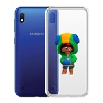 Чехол-накладка Clear Case Brawl Stars-Леон для Samsung Galaxy A10 (A105) Чехол-накладка Clear Case Brawl Stars-Леон для Samsung Galaxy A10 (A105)