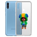Чехол-накладка Clear Case Brawl Stars-Леон для Samsung Galaxy A11/M11 (A115/M115) Чехол-накладка Clear Case Brawl Stars-Леон для Samsung Galaxy A11/M11 (A115/M115)