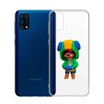 Чехол-накладка Clear Case Brawl Stars-Леон для Samsung Galaxy M31 (M315) Чехол-накладка Clear Case Brawl Stars-Леон для Samsung Galaxy M31 (M315)