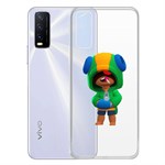 Чехол-накладка Clear Case Brawl Stars-Леон для Vivo Y20 Чехол-накладка Clear Case Brawl Stars-Леон для Vivo Y20