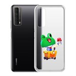 Чехол-накладка Clear Case Brawl Stars-Леонард Карл для Huawei P Smart 2021 Чехол-накладка Clear Case Brawl Stars-Леонард Карл для Huawei P Smart 2021