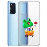 Чехол-накладка Clear Case Brawl Stars-Леонард Карл для Vivo V19 Чехол-накладка Clear Case Brawl Stars-Леонард Карл для Vivo V19