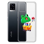 Чехол-накладка Clear Case Brawl Stars-Леонард Карл для Vivo V20 Чехол-накладка Clear Case Brawl Stars-Леонард Карл для Vivo V20