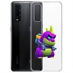 Чехол-накладка Clear Case Brawl Stars-Мегамонстр для OPPO Find X2 Чехол-накладка Clear Case Brawl Stars-Мегамонстр для OPPO Find X2