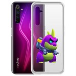 Чехол-накладка Clear Case Brawl Stars-Мегамонстр для Realme 6 Pro Чехол-накладка Clear Case Brawl Stars-Мегамонстр для Realme 6 Pro