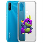 Чехол-накладка Clear Case Brawl Stars-Мегамонстр для Realme C3 Чехол-накладка Clear Case Brawl Stars-Мегамонстр для Realme C3