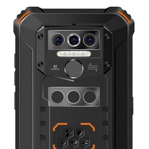 Стекло защитное гибридное Krutoff для камеры Oukitel WP5 Pro (2 шт.)