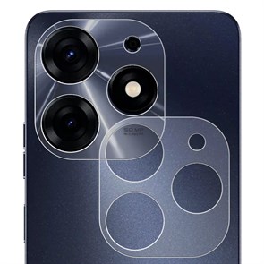 Стекло защитное гибридное МАТОВОЕ Krutoff для камеры Tecno Spark 10 Pro (2 шт.)