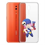 Чехол-накладка Clear Case Brawl Stars-Пенни для OPPO Reno Z Чехол-накладка Clear Case Brawl Stars-Пенни для OPPO Reno Z