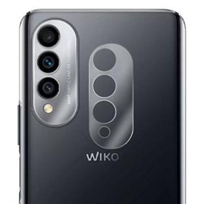 Стекло защитное гибридное Krutoff для камеры Wiko T50 (2 шт.)