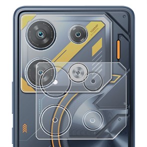 Стекло защитное гибридное МАТОВОЕ Krutoff для камеры INFINIX GT 10 Pro (2шт.)