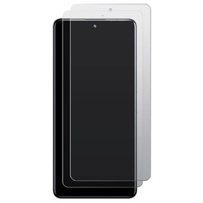 Комплект из 2-х защитных гибридных стекол МАТОВЫХ Krutoff для INFINIX GT 10 Pro