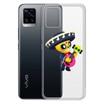 Чехол-накладка Clear Case Brawl Stars-Поко для Vivo V20 Чехол-накладка Clear Case Brawl Stars-Поко для Vivo V20