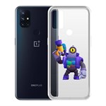 Чехол-накладка Clear Case Brawl Stars-Рико для OnePlus Nord N10 5G Чехол-накладка Clear Case Brawl Stars-Рико для OnePlus Nord N10 5G