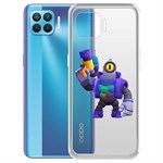 Чехол-накладка Clear Case Brawl Stars-Рико для OPPO Reno4 Lite Чехол-накладка Clear Case Brawl Stars-Рико для OPPO Reno4 Lite