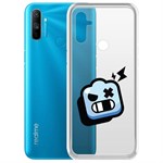 Чехол-накладка Clear Case Brawl Stars-Роборубка для Realme C3 Чехол-накладка Clear Case Brawl Stars-Роборубка для Realme C3