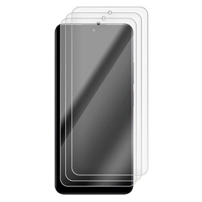 Комплект из 3-х защитных гибридных стекол Krutoff для Xiaomi Redmi Note 12 4G