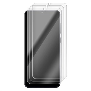 Комплект из 3-х защитных гибридных стекол Krutoff для Samsung Galaxy A05