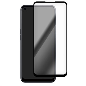 Стекло защитное Full Glue Premium Krutoff для Realme 7/7 5G черное