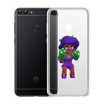 Чехол-накладка Clear Case Brawl Stars-Роза для Huawei P Smart Чехол-накладка Clear Case Brawl Stars-Роза для Huawei P Smart