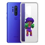 Чехол-накладка Clear Case Brawl Stars-Роза для OnePlus 8 Pro Чехол-накладка Clear Case Brawl Stars-Роза для OnePlus 8 Pro