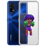 Чехол-накладка Clear Case Brawl Stars-Роза для Realme 7 Pro Чехол-накладка Clear Case Brawl Stars-Роза для Realme 7 Pro